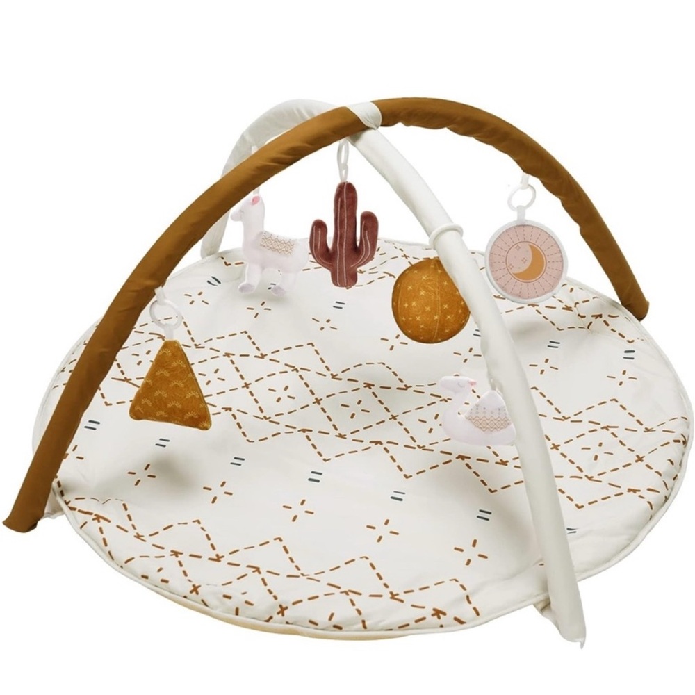 Cactus Boho Baby Activity Play Gym Mat with Hanging Toys